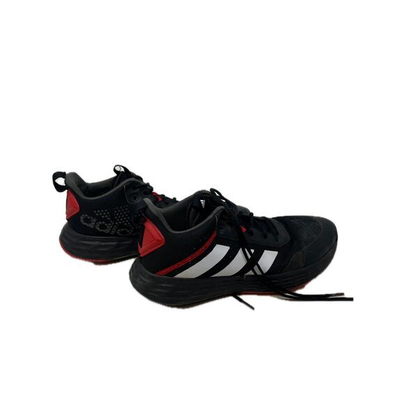 adidas Ownthegame Core Black Cloud White Carbon Mens 12 - Picture 3 of 7